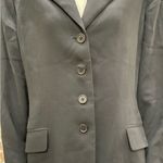 Ellen Tracy Linda Allard for long black 100% wool blazer / 10 / Excellent condition Photo 11