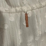 MISA Los Angeles Siena Clip Dot Top in Pearl White Womens XS Photo 4