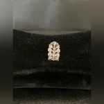 Vintage velvety clutch bad with rhinestone closure Black Photo 4