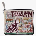 Catstudio Collegiate Texas A&M University Zipper Pouch Travel Bag Brand New Red Photo 0