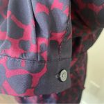 Gap  Floral Mini Dress in Navy and Burgundy, Drop Waist size M Photo 13