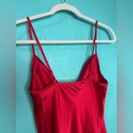 Steve Madden Aulora Red Satin High Low Dress XS NEW Cowl Neck Asymmetrical Photo 8