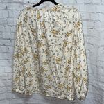 Old Navy 🦋4/$25 Yellow Flower Long Sleeve Size Large Photo 7