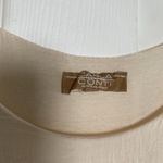 Carla Conti Womens Small Long Sleeve Etherial Top Small Made in Italy Tan Photo 4