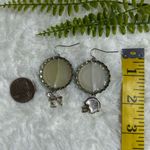 Colts Blue white love helmet charm dangle Earrings Photo 3