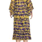 MISA Los Angeles Yanira Midi Dress, Yellow, Small Photo 9