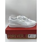Puma Court Sneaker, White, Women's Casual Low Top Leather Shoes Size 9 Photo 9