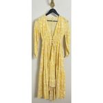 Free People  Pappiet Midi Dress in Sunshine Combo Size X-Small Photo 3