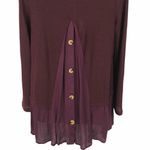 Umgee oversized maroon boho skirted sweater small Photo 10