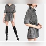 J.ING Charcoal Denim Long Sleeve Jumpsuit 🩶 Gray Size XS Photo 1