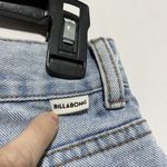 Billabong Cut Off Shorts Women 25 Blue Denim Mid-Rise Pockets Distressed Zip Fly Photo 6