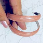 Old Navy Pink Corral Hoop Earrings  Photo 2