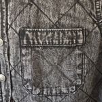 Dickies sz XS Womens Black Wash Denim Corduroy Quilted Chore Jacket Streetwear Photo 8