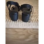 Schutz  Karima Black Braided Block Heel Sandals Women’s 7B Strappy Buckle Shoes Photo 2