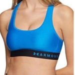 Under Armour  Women’s Size 2X Crossover Blue Sports Bra Compression Athletic Photo 0