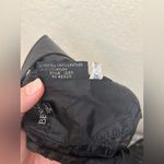 Vintage Black Leather and Lace Crop Bustier Top Size S Photo 5