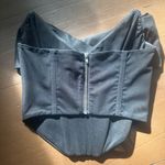 NBD  Black Structured Corset Top Photo 1