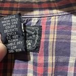 Lucky Brand Shirt Womens Small Gray Pink Orange Long Sleeve Button Up Outdoor Photo 3