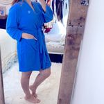 Ralph Lauren Lauren  blue terrycloth robe size small with pockets & belt Photo 1