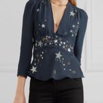RIXO London Navy Embellished Star V Photo 10