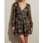 ROCOCO SAND Jane Botta Romper, Black Floral, XS Green Photo 1