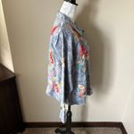 Johnny Was  Marissa Western Worker Jacket Denim Floral Embroidered Medium NWT Photo 5