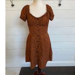 Trixxi ‎ Cheetah Print Button Front Mini Dress - L EUC Photo 5