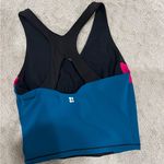 Sweaty Betty  power racer back tank top size small black , Pink, and Blue Photo 3