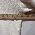 MONROW Quarter Zip Pullover Sweatshirt Top Womens XL Cream Collar Terrycloth NWT Photo 5