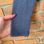 American Eagle AE  Womens Medium Cardigan Blue Waffle‎ Knit Button Front Sweater Photo 1