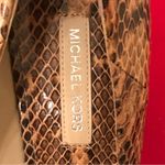 Michael Kors Snakeskin Peep Toe Wedge Photo 3