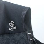 Gaiam Black Faux Brocade Embellished Crossback Back Clasp Sports Bra Small Photo 7