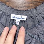 Steven Alan • Elizabeth dress black white mini houndstooth cotton shift a-line Photo 4