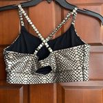 TAVI METALLIC SPORTS BRA XS Black Photo 2