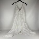 🤍 White Embroidered Maxi Dress Size XL Photo 0