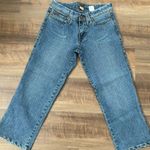 XOXO - X.O.X.O. Vintage (early 2000s)Y2K light wash crop denim 7/8 Photo 0