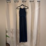 Reverie Navy Blue Evening Gown Size 2 Photo 2