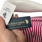 U.S. Polo Assn. Pink/White Striped XL Dress Summer NWT Fit Flare Summer Vacation Photo 8