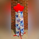 ZARA  Blue Floral Maxi Dress Photo 1