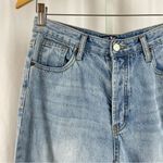 Bailey Ray Size 8 Button Fly Distressed Light Wash Jeans Straight Leg 90's Stars Blue Photo 7