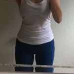 Lululemon Cropped Blue Leggings With Pockets Size 6! Hardly Worn! Photo 6