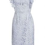 Rachel Parcell  Floral Lace Sheath Dress Powder Blue Small Photo 0