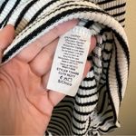 Cherish ✨  Women’s Black & White Striped Long Sleeve Cinches Small Photo 7