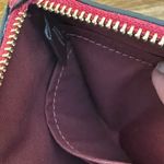 Coach Signature Wristlet in Brown and Red Photo 11