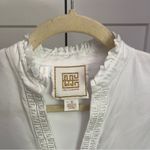 Emily McCarthy Frankie V Neck Puff Sleeve White Dress Photo 2