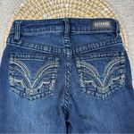 Shyanne  Women’s Chandelier Pockets Flare Bootcut Jeans High Rise in Dark Wash 26 Photo 7