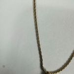 Christian Dior Christian Dior Gold Tone Heart Shape Rhinestone Pendant Necklace Photo 6