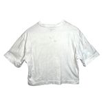 Abercrombie & Fitch AF Essentials White Short Sleeve Crewneck T-Shirt Womens M Photo 1