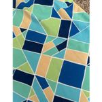 J. McLaughlin  Dolly Catalina Cloth Sleeveless Dress Belted Green/Blue Print XS Photo 11