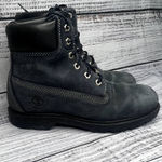 Timberland  Nubuck Navy Blue Suede Leather Boots Women's 8 Photo 1